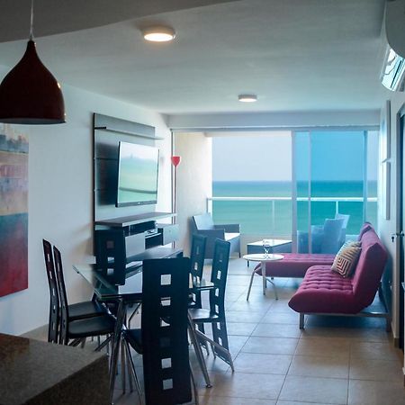 Lindo Departamento Al Pie De Playa Edificio Torre Oceanica Apartment Салинас Екстериор снимка