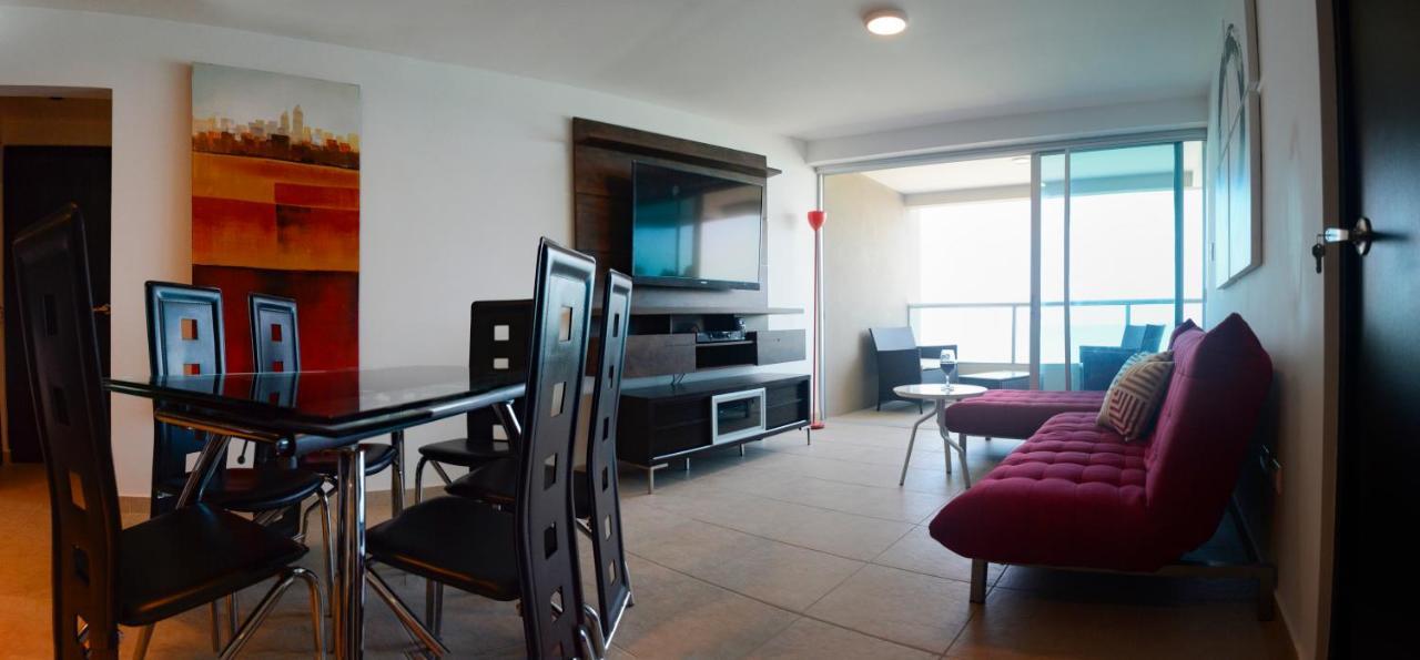 Lindo Departamento Al Pie De Playa Edificio Torre Oceanica Apartment Салинас Екстериор снимка